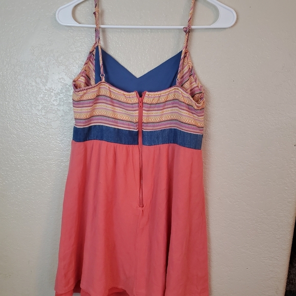 Flying Tomato Sleeveless Bohemian Aztec Mini Dress - Picture 3 of 3